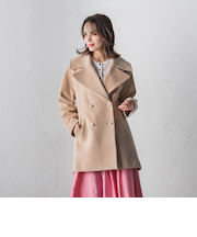 アンゴラ混シャルムビーバーショートコート