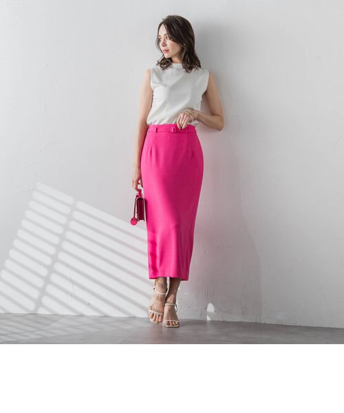 Trickerスラブタイトスカート≪洗濯機で洗える≫｜ビアッジョブルーの