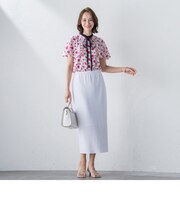 ナローニットスカート≪セットアップ対応/手洗い可能≫