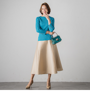 シルキースカート≪洗濯機で洗える≫