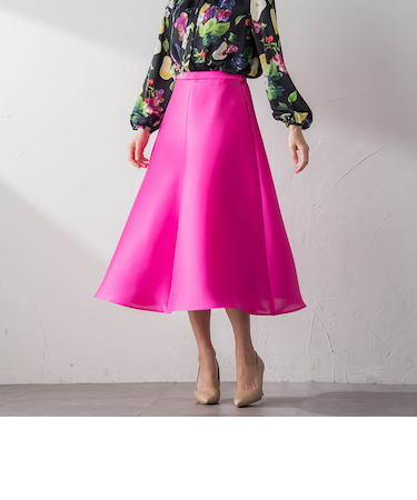 シルキースカート≪洗濯機で洗える≫