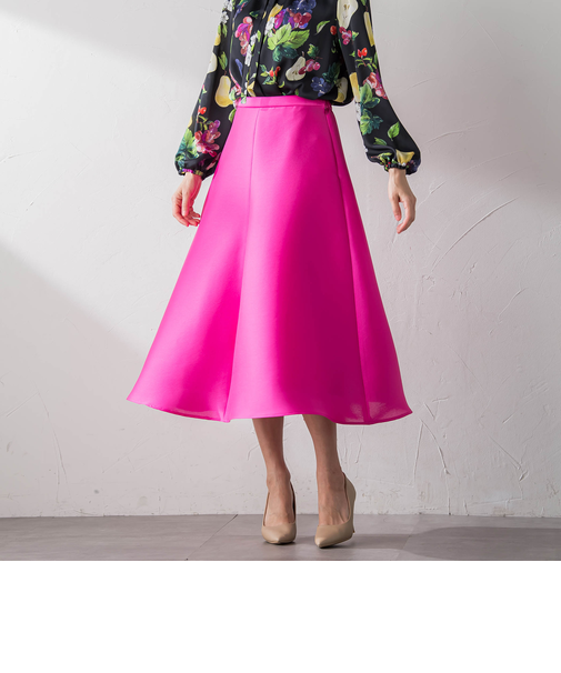 シルキースカート≪洗濯機で洗える≫