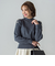 【WEB限定カラーあり】袖パールニット≪手洗い可能≫