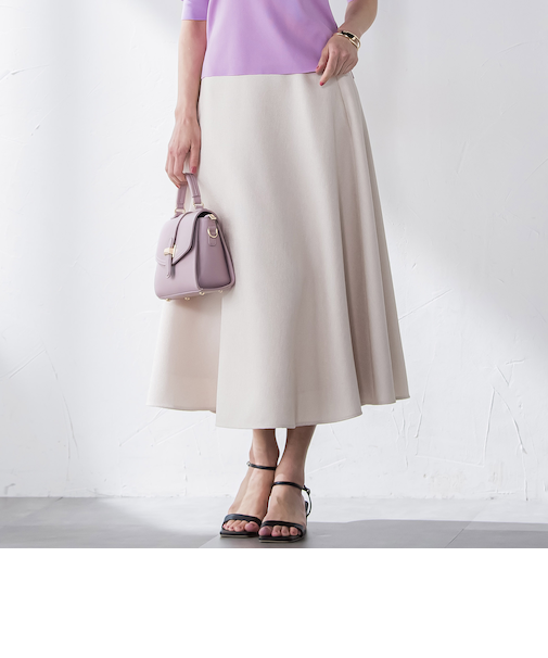 バスケットリネーラサーキュラースカート