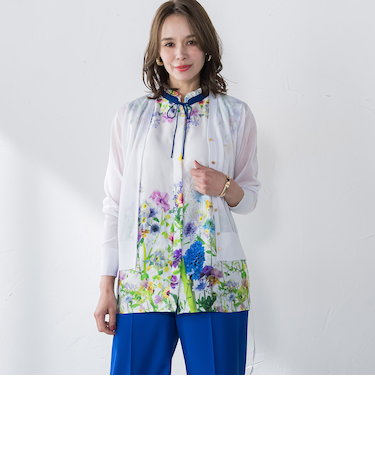 【新色追加】シアーシャイニーニットカーディガン≪手洗い可能≫