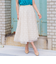 フラワーローブスカート