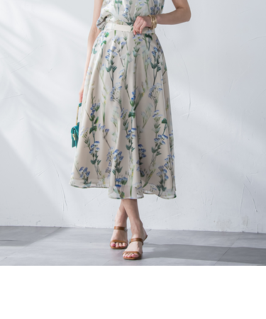 リシアンサスプリントスカート≪洗濯機で洗える≫