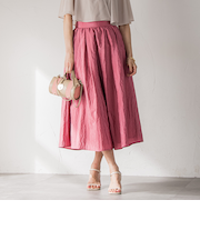 ポコポコナイロンヴィンテージスカート≪洗濯機で洗える≫