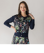 バタフライドッキングカーディガン≪手洗い可能≫