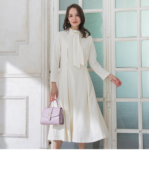 ルミナリー圧縮スムースワンピース