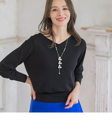 エポフラワーナローネックレス