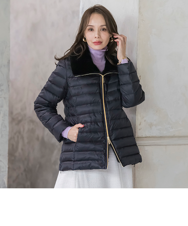 襟ファーダウン