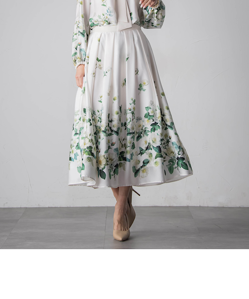 クリスマスローズスカート