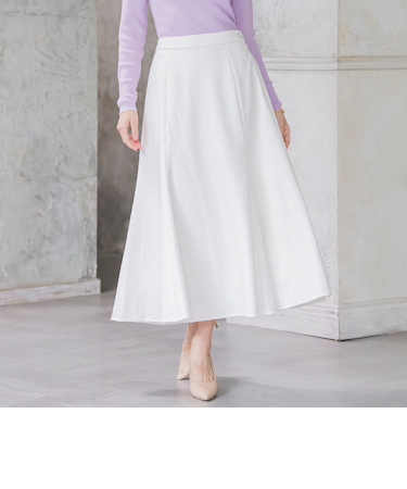 ツイードラメマーメイドスカート