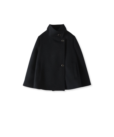 スタンドカラーショートコート