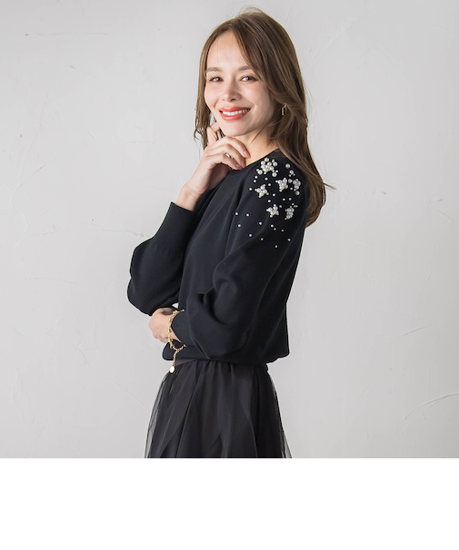 ショルダービジューニット