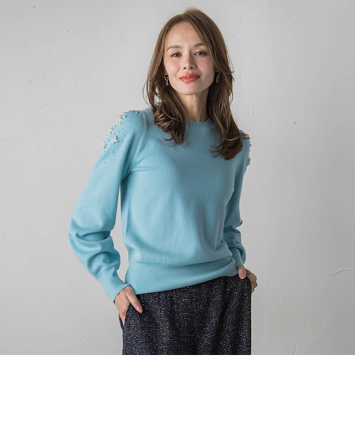 ショルダービジューニット