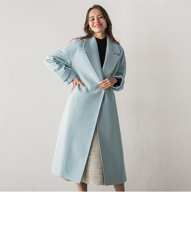 テーラードカラーコート