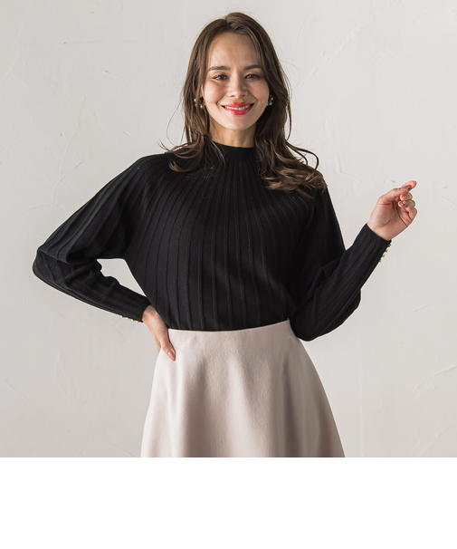 【WEB限定カラーあり】シームレスニット