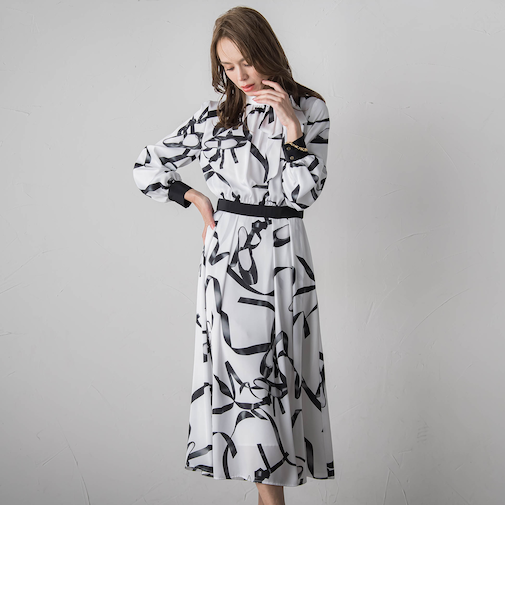 トゥシューズワンピース