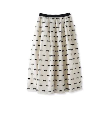 リボンジャガードスカート