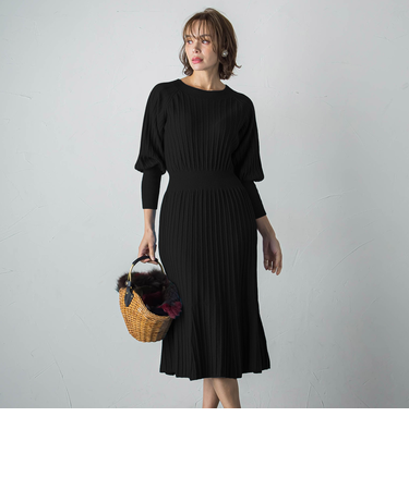 ニットワンピース