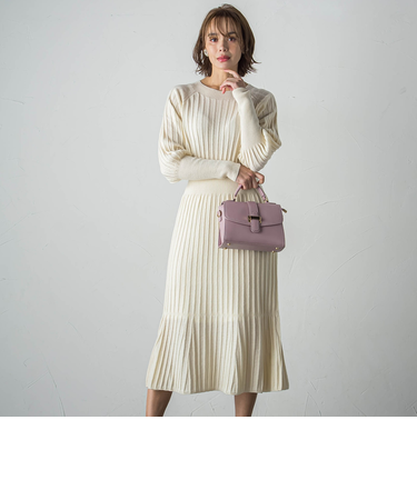 ニットワンピース