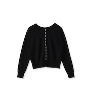 前後2wayパールボタンカーディガン