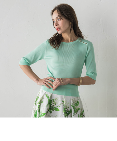 LUCINDAリブニット