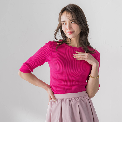 LUCINDAリブニット