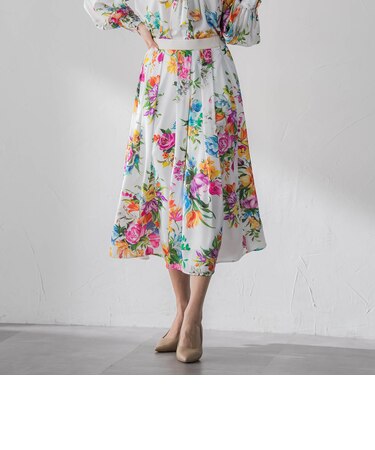 【追加生産/カタログ掲載】ビッグフラワーブーケスカート