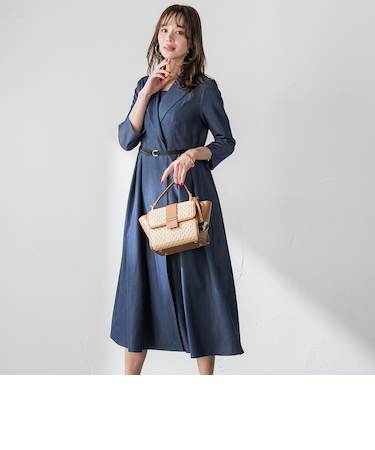 オーロララメデニムワンピース