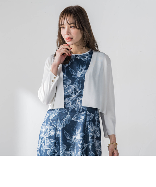 LUCINDAニットボレロ