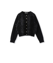 フラワーチュールドッキングカーディガン