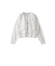 フラワーチュールドッキングカーディガン