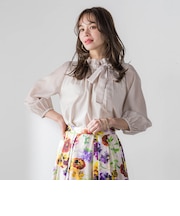 サイドリボンカットソー