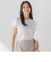 【WEB限定】ショルダーフリルカットソー
