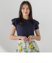 【WEB限定】ショルダーフリルカットソー