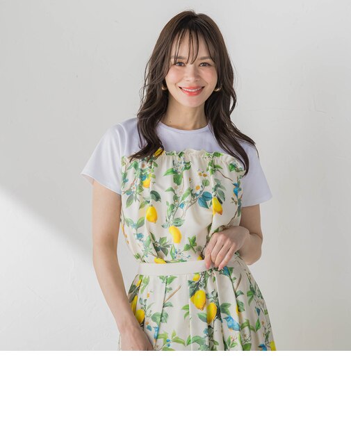 【WEB限定】レモン切り替えカットソー