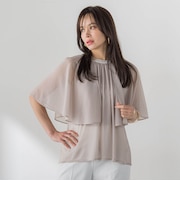 トリコットシフォンカットソー