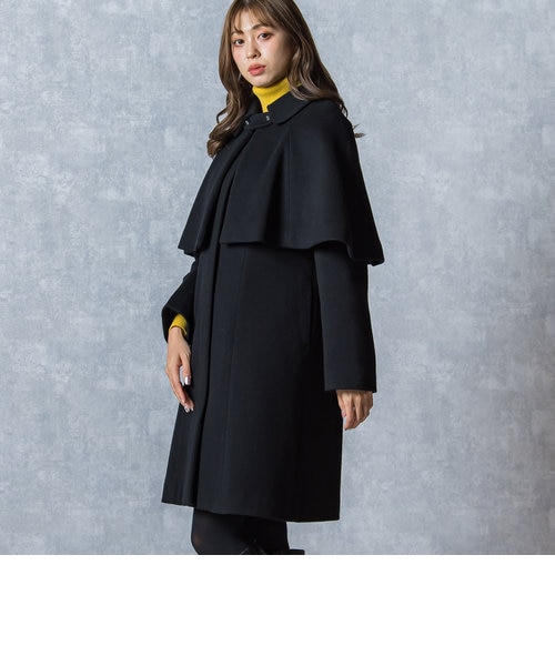 ケープ付きコート｜クイーンズコートの通販｜&mall（アンドモール