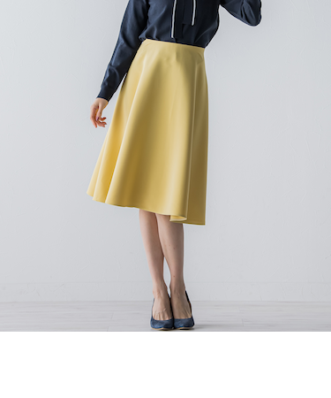 ベーシックサーキュラースカート≪洗濯機で洗える≫