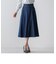 デニムシャンブレーポケットプチパールスカート