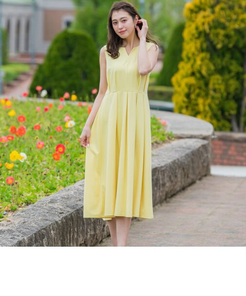 ポンチキレリラワンピース≪洗濯機で洗える≫