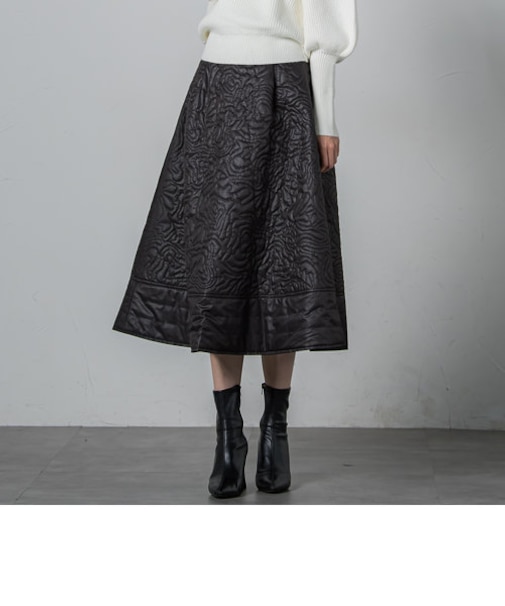 【大きいサイズ】ハートキルティングスカート