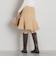 プードルファーフレアミニスカート