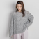 モヘア混リボンヤーンニュアンスニット≪手洗い可能≫