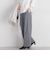 ポンチサイドスリットワイドパンツ≪セットアップ対応/手洗い可能≫