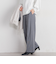 ポンチサイドスリットワイドパンツ≪セットアップ対応/手洗い可能≫