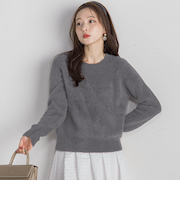 フェレットタッチWフェイスニットプルオーバー≪手洗い可能≫